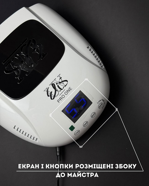 Лампа для манікюру, педикюру і нарощування нігтів ELIS_UV Pro ONE  001 фото